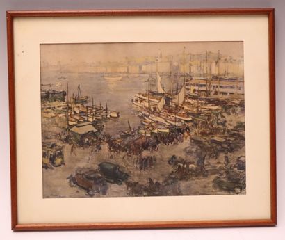René PINARD (1883-1938) Marseille 1930