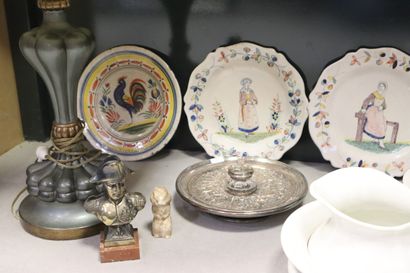 Set of trinkets: 3 decorative polychrome...
