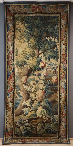 Verdure. Aubusson tapestry. 18th century....