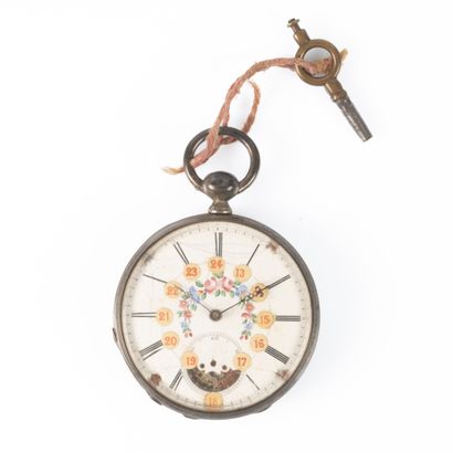Pocket watch in (metal or silver?) . 83.16...