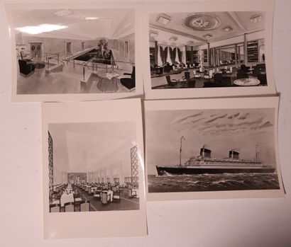 Lot including: book on Le Normandie, 2 Compagnie...