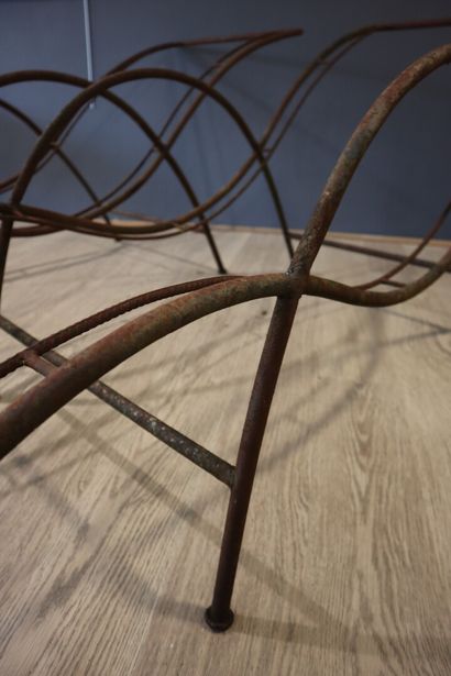Paire de chaises longues ou bains de soleil...
