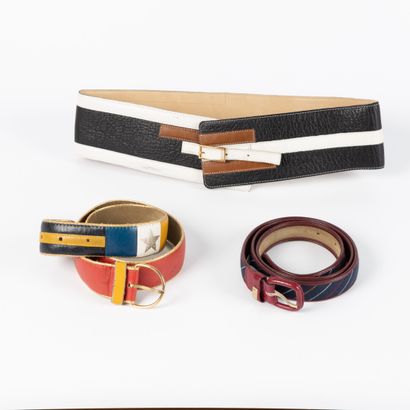 Set of belts :
- Jean-Charles de Castelbaljac....