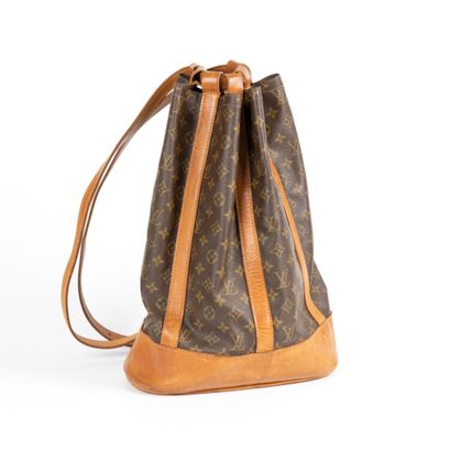 LOUIS VUITTON. Bag in monnogrammed coated...