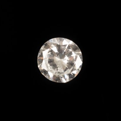 Solitaire ring in white gold and platinum...