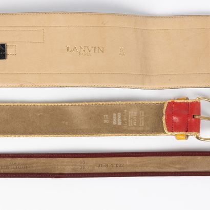 Set of belts :
- Jean-Charles de Castelbaljac....