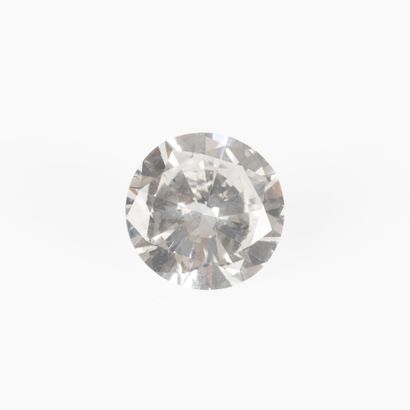 Solitaire ring in white gold and platinum...