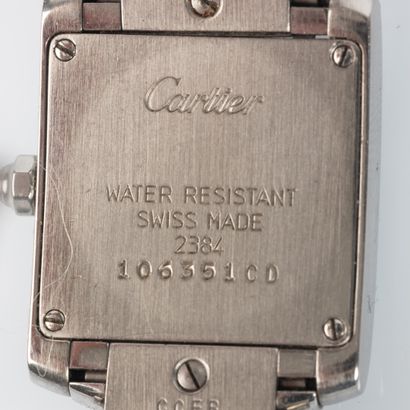 CARTIER, French Tank. Rectangular ladies'...