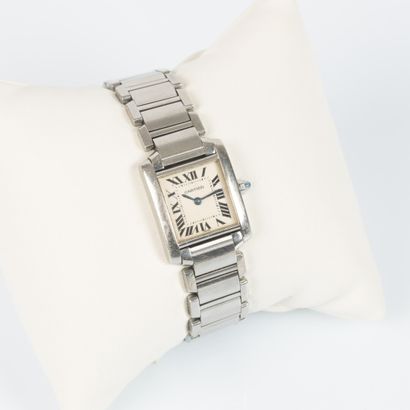 CARTIER, French Tank. Rectangular ladies'...