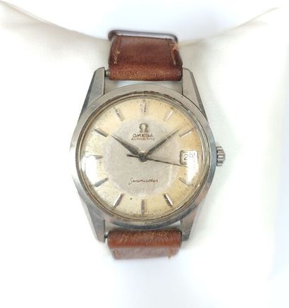 OMEGA. Bracelet-montre d'homme en acier modèle...