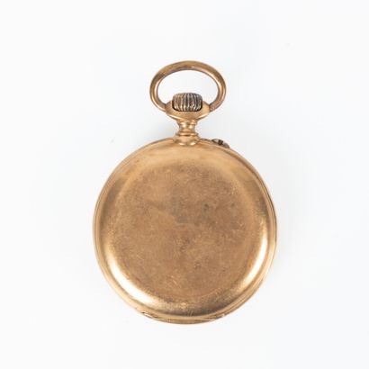 Montre de poche en or (acc., manque le verre)....