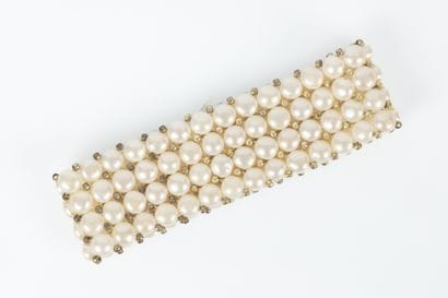 Bracelet 4 rangs en perles de culture naturelles...