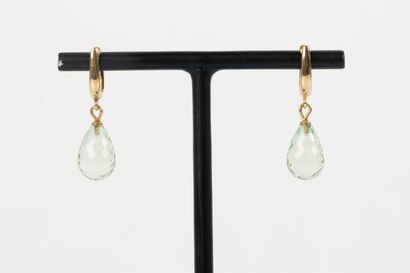 Paire de boucles d'oreilles dormeuses en...