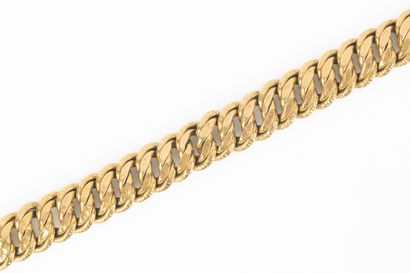 Bracelet en or maille américaine. Petits...