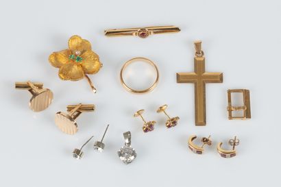 Ensemble de bijoux en or : alliance (TDD...