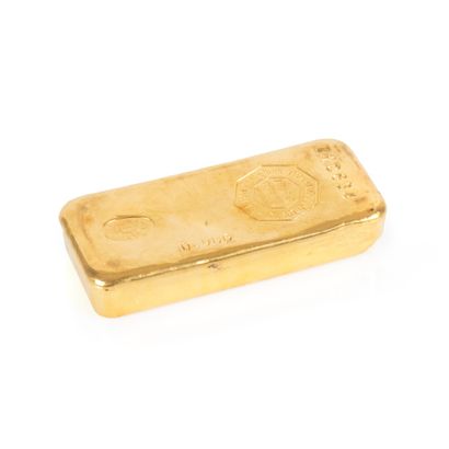 1 lingot d'or N° 710634 avec son bulletin...