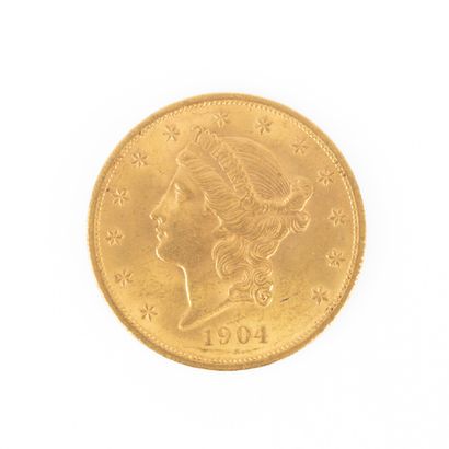1 monnaie en or: 20 $ US 1904