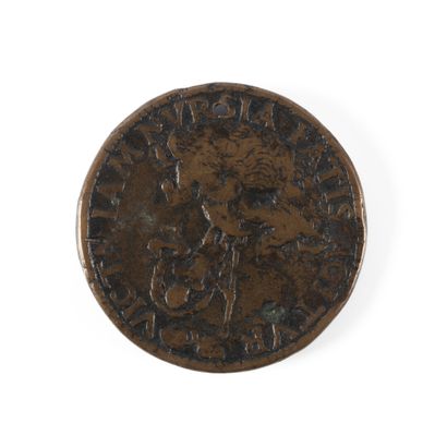 Médaille en bronze Avers / Profil gauche...