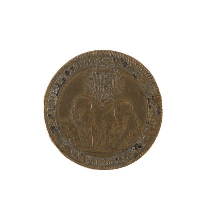 Jeton en bronze
Avers / Bustes de Tristan...