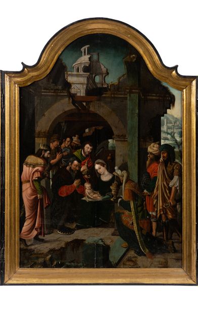 Ecole FLAMANDE vers 1510, entourage de Peter...