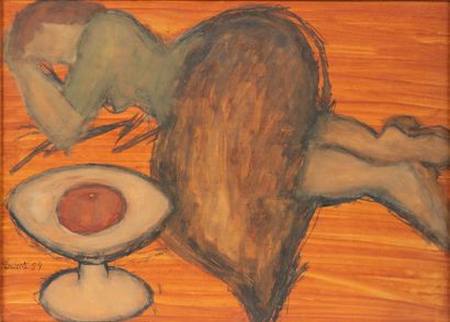 Fikret MOUALLA (1903-1967)
Femme allongée...