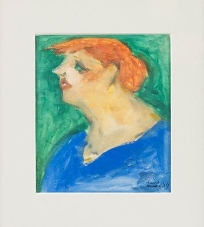 Fikret MOUALLA (1903-1967)
Femme de profil,...