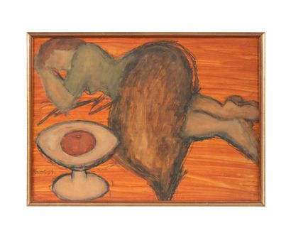 Fikret MOUALLA (1903-1967)
Femme allongée...