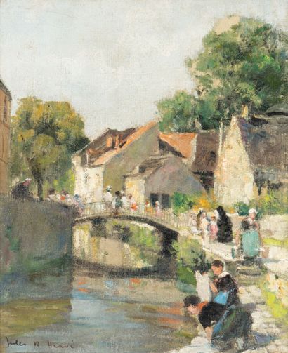 Jules-René HERVE (1887-1981)
Lavandière dans...
