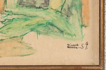 Fikret MOUALLA (1903-1967)
Homme et femme...