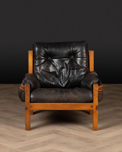 Pierre CHAPO (1927-1987)
Fauteuil modèle...