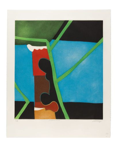 Bertrand DORNY (1931-2015)
Interieur Cévenol
Aquatinte...