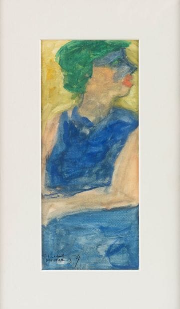 Fikret MOUALLA (1903-1967)
Femme accoudée,...