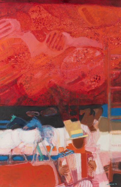 Paul AMBILLE (1930-2010)
Le temps des cerises
Huile...