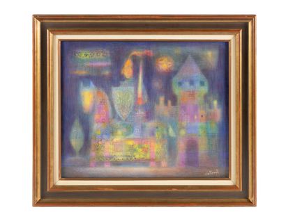 Cato CATONI (1929-2018)
Chevalier
Huile sur...