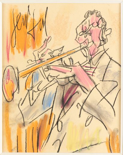 GEN PAUL (1895 - 1975)
Joueur de trompette
Pastel...
