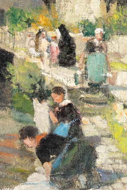 Jules-René HERVE (1887-1981)
Lavandière dans...