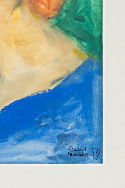 Fikret MOUALLA (1903-1967)
Femme de profil,...