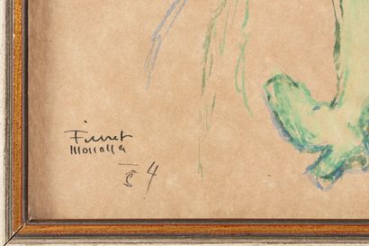 Fikret MOUALLA (1903-1967)
Homme et femme...