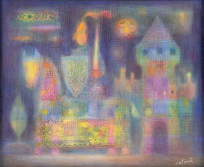 Cato CATONI (1929-2018)
Chevalier
Huile sur...