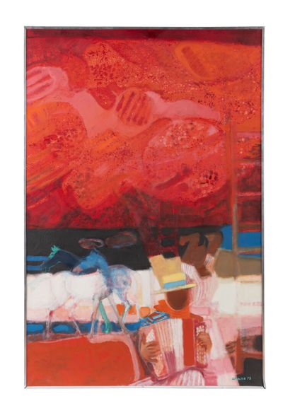 Paul AMBILLE (1930-2010)
Le temps des cerises
Huile...