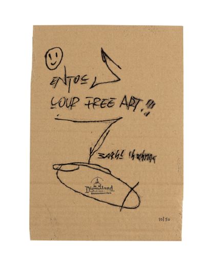 BANKSY(né en 1974) d'après
Love is the answer
Aérosol...