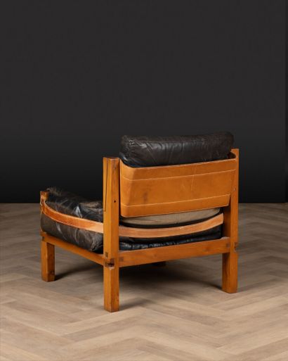 Pierre CHAPO (1927-1987)
Fauteuil modèle...