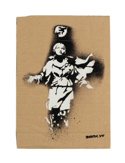 BANKSY(né en 1974) d'après
Sans titre
Aérosol...