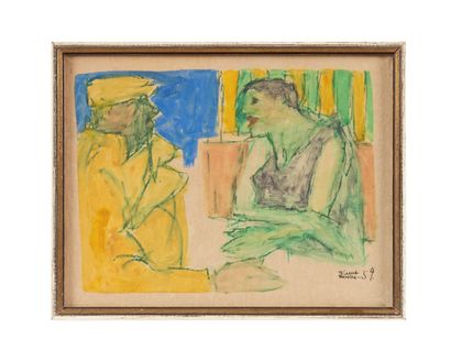 Fikret MOUALLA (1903-1967)
Homme et femme...