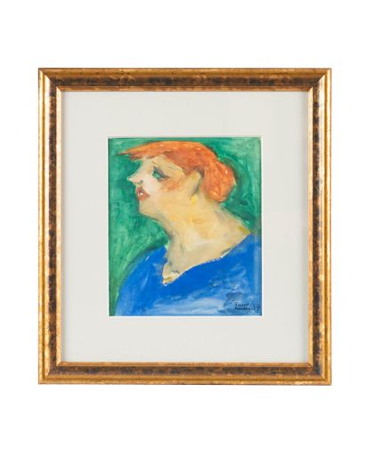 Fikret MOUALLA (1903-1967)
Femme de profil,...