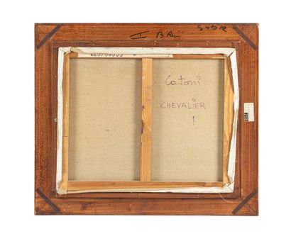 Cato CATONI (1929-2018)
Chevalier
Huile sur...