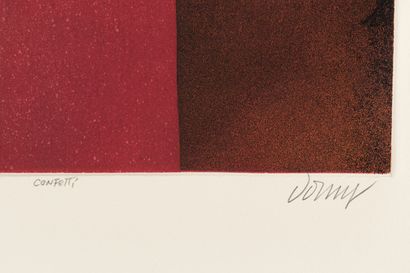 Bertrand DORNY (1931-2015)
Confetti
Aquatinte...