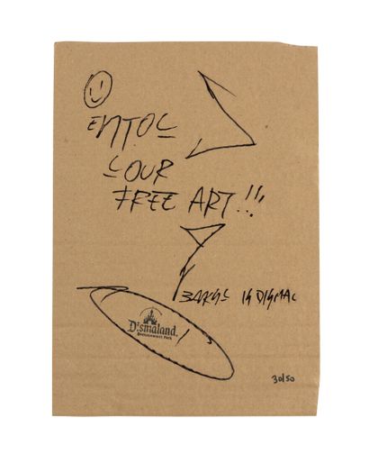 BANKSY(né en 1974) d'après
Sans titre
Aérosol...
