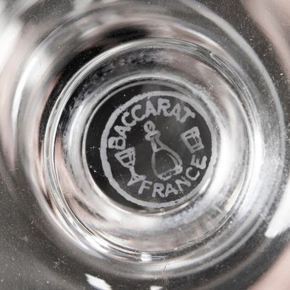 BACCARAT. Partie de service en cristal, modèle...