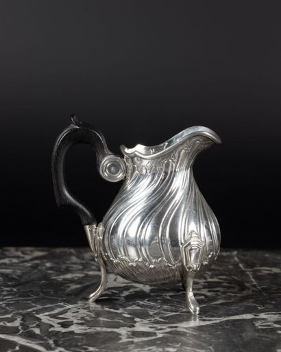 Lot en argent: paysan sur un buffle (long....